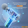 HOMEFISH Portable Electric Massage Gun with 4 Interchangeable Heads & LED Light for Full Body Relaxation Electric Massage Gun