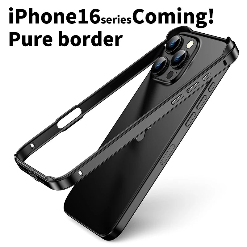 Metal Bumper For iPhone 17 Air 16e 16 E 15 Pro Max 14 Plus 13 Mini 12 11 X XS XR SE 2022 2020 8 iPhone16 16Pro Phone Accessories