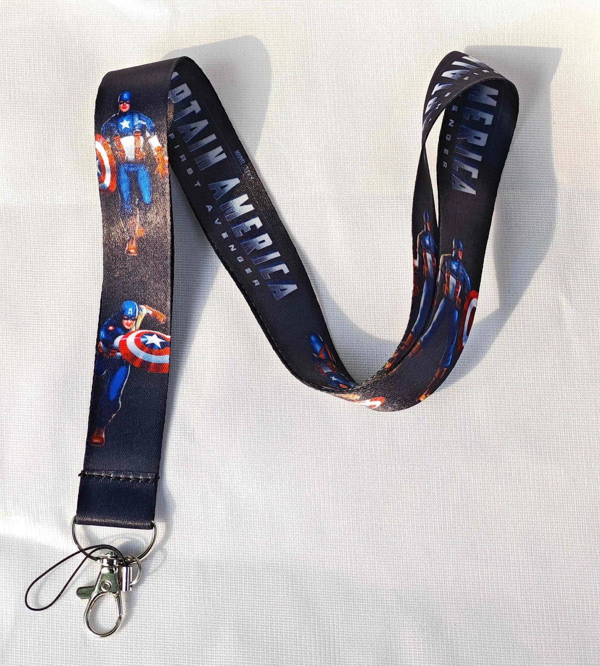 Wholesale Cartoon Hero Movie Characters Key Lanyard ID Badge Holders Animal Phone Neck Straps with Keyring Phone Accessories
