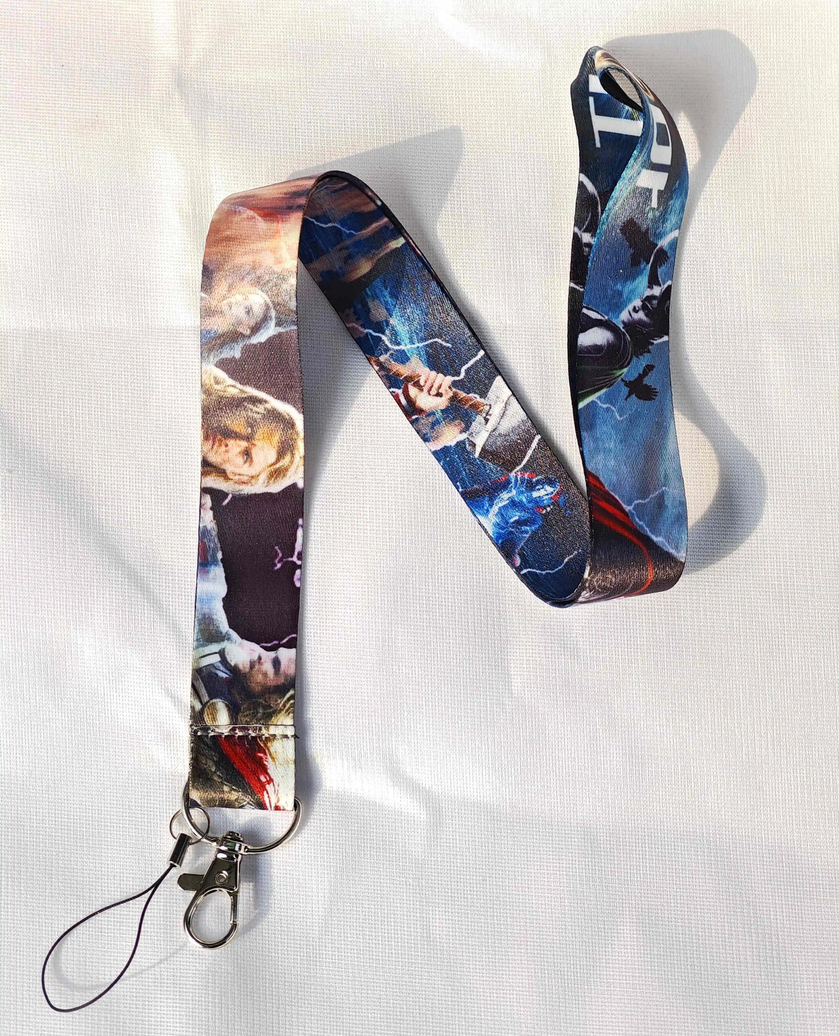 Wholesale Cartoon Hero Movie Characters Key Lanyard ID Badge Holders Animal Phone Neck Straps with Keyring Phone Accessories