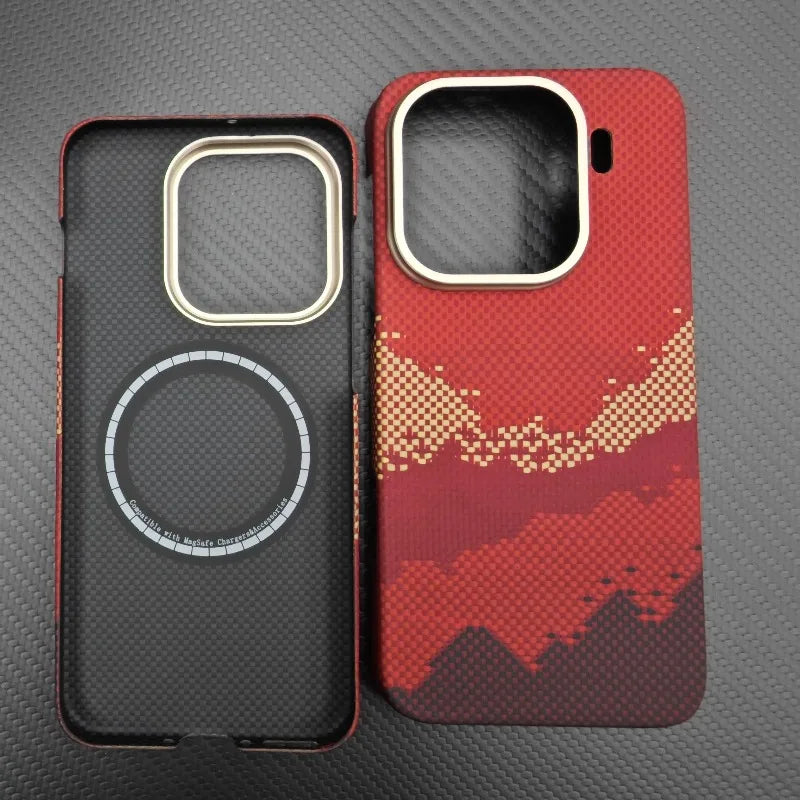 Magnetic Case For Oppo Find X9 Pro Aramid Carbon Fiber Cover For Magsafe For Oppo Find X9 Cover Mobile Phone Accessories