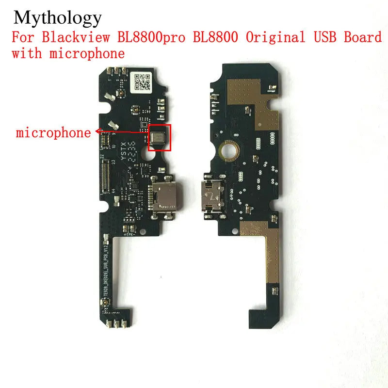 Original USB Board for Blackview BL8800 Pro 5G USB Charging Port Microphone Charger Circuits Mobile Phone Accessories
