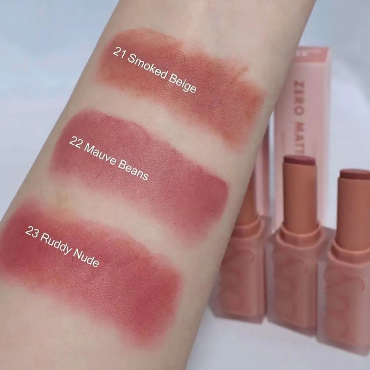 rom&nd ZERO MATTE LIPSTICK, Lightweight Non-Drying, Soft-Focus Matte Finish, Luxury Makeup, Korean Cosmetic, K-Beauty, Makeup