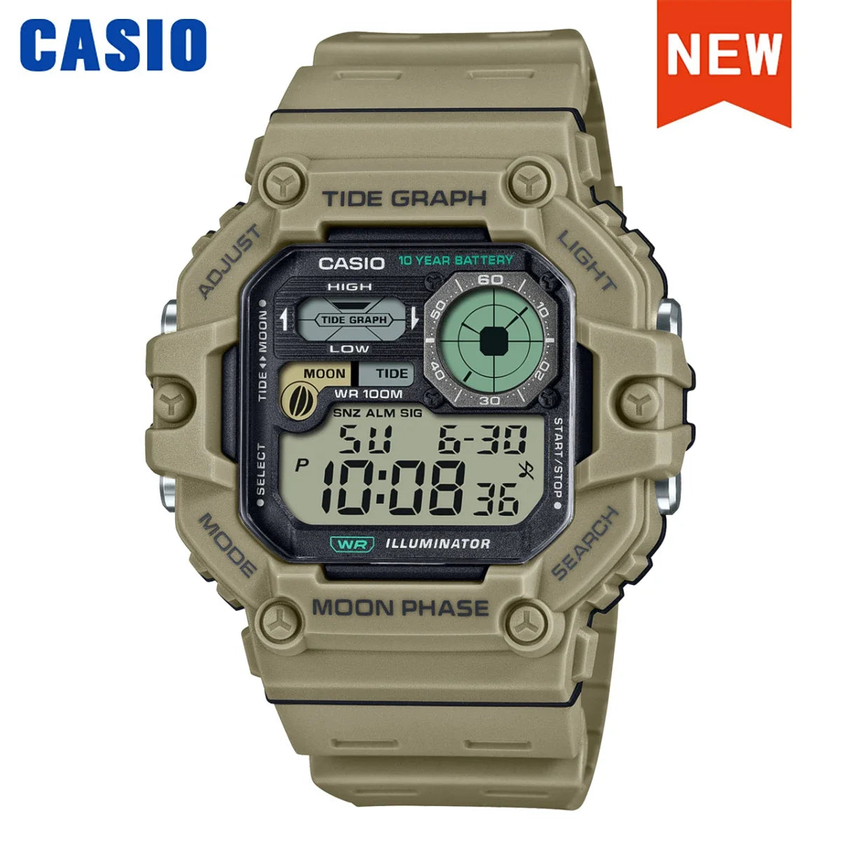 Casio Men's Watch Fashion Sports Outdoor Wristwatch Active Lifestyle Timepiece Casual Design WS-1700H Series