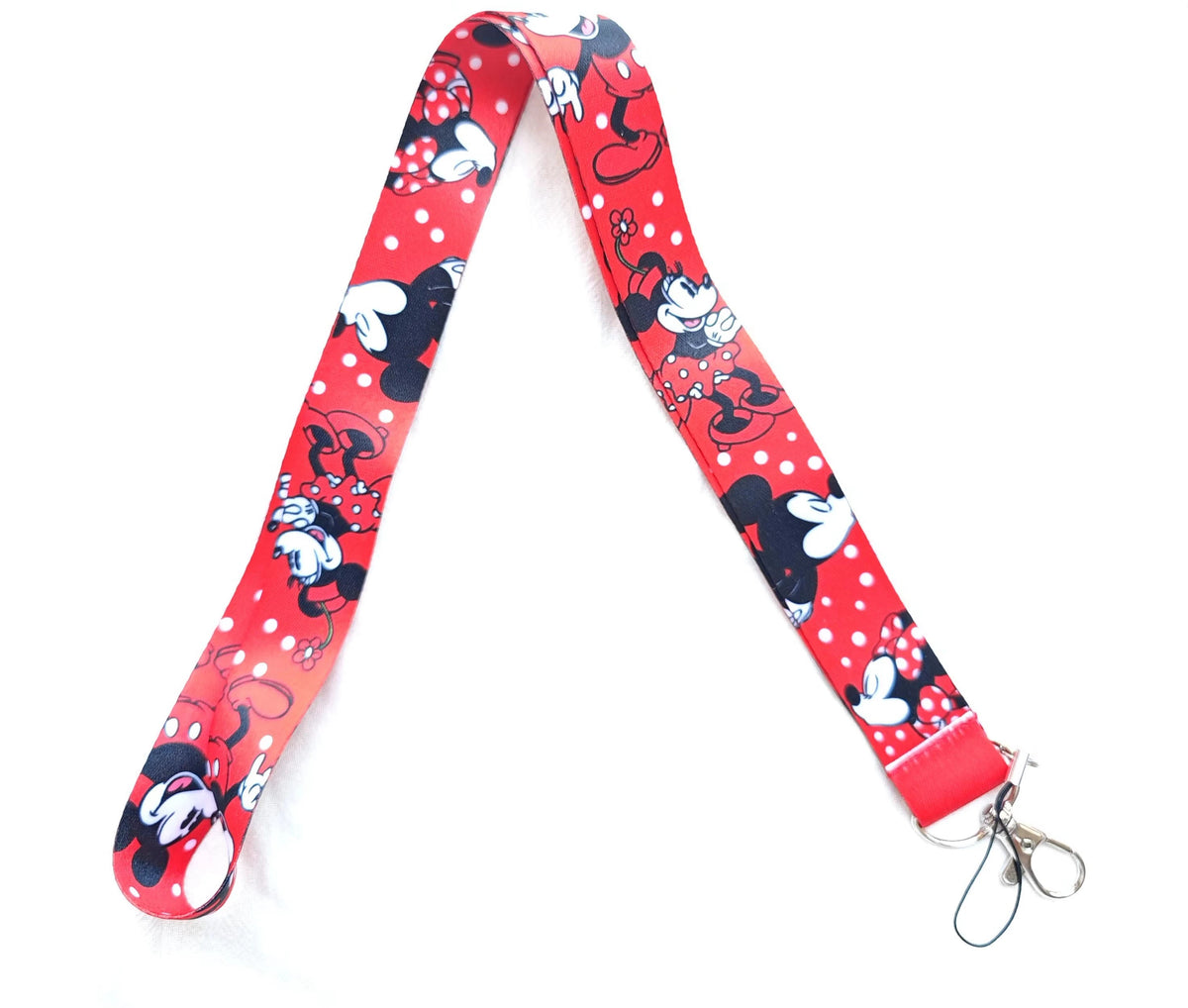 Wholesale Cartoon Anime Mouse Key Lanyard ID Badge Holders Animal Phone Neck Straps with Keyring Phone Accessories