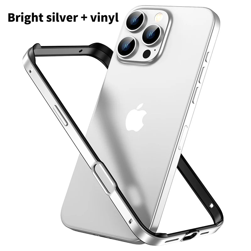 Metal Bumper For iPhone 17 Air 16e 16 E 15 Pro Max 14 Plus 13 Mini 12 11 X XS XR SE 2022 2020 8 iPhone16 16Pro Phone Accessories