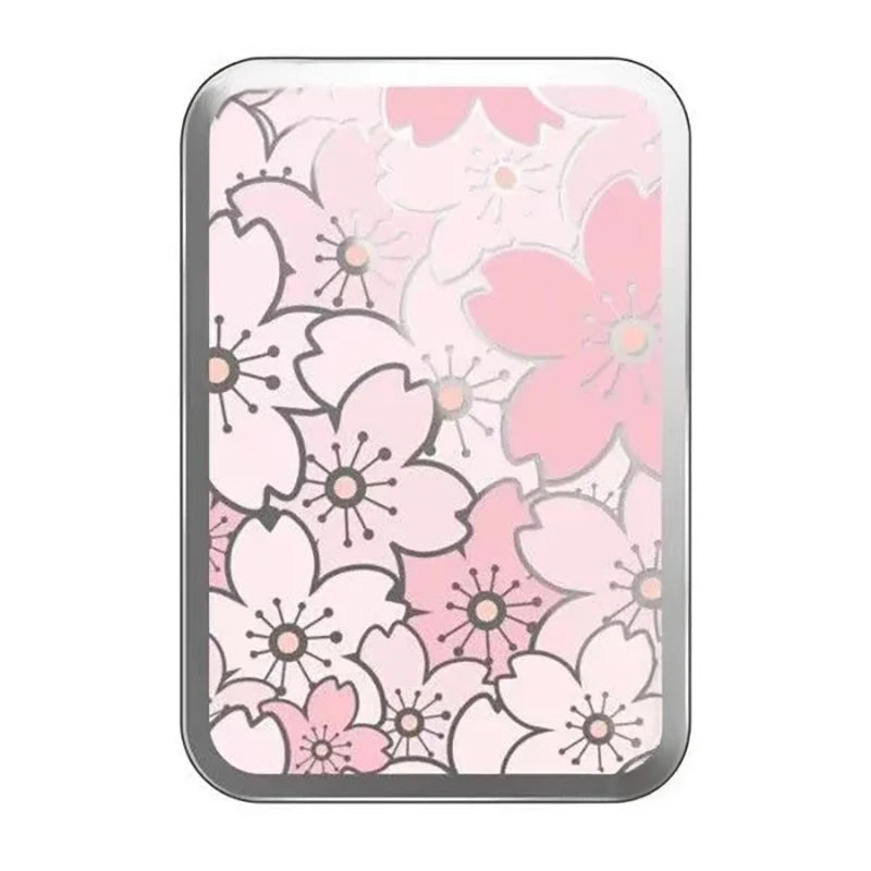 Spring Flowers Magnetic Grip Card Holder Phone Stand for IPhone Holder Mount Support for Galaxy Phone Accessories