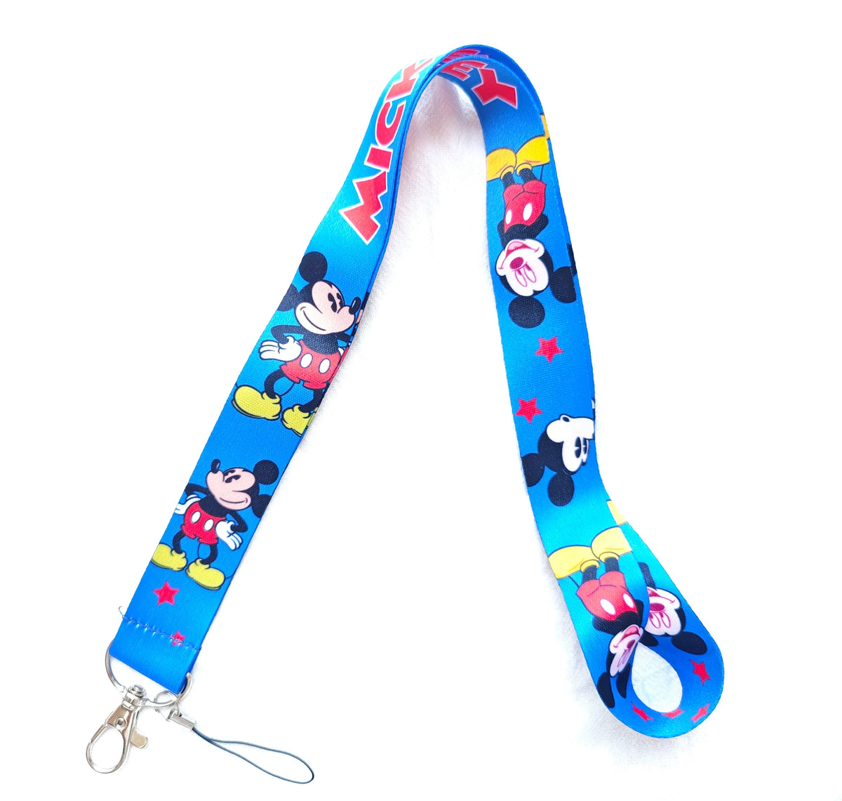 Wholesale Cartoon Anime Mouse Key Lanyard ID Badge Holders Animal Phone Neck Straps with Keyring Phone Accessories