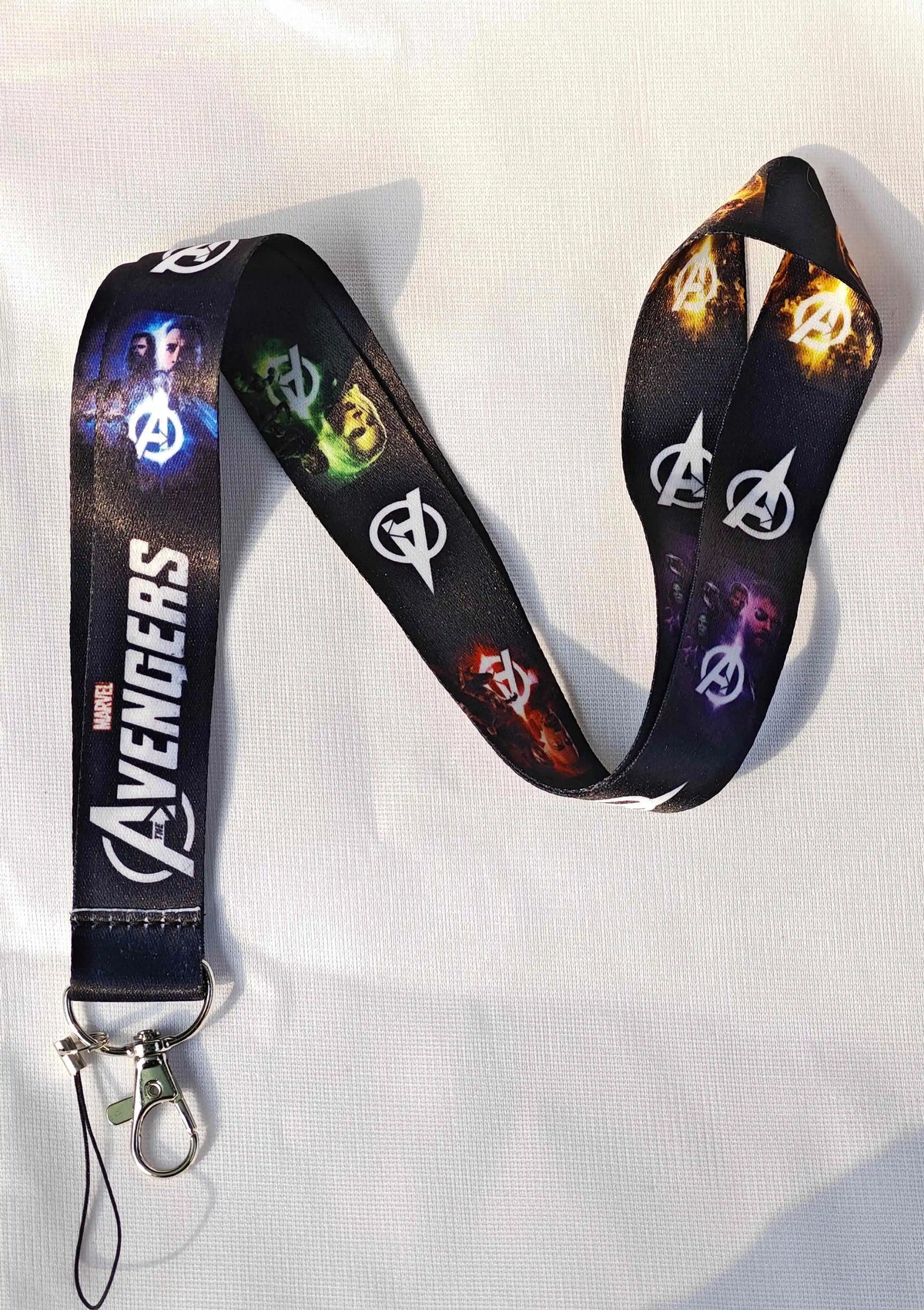 Wholesale Cartoon Hero Movie Characters Key Lanyard ID Badge Holders Animal Phone Neck Straps with Keyring Phone Accessories