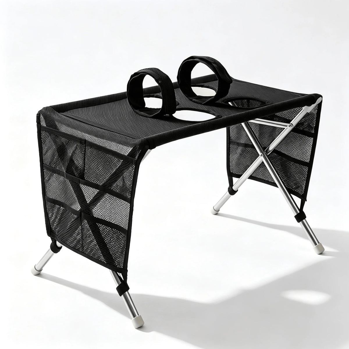 Upgraded Small Dog Cat Grooming Stand Foldable Pet Care Rack Adjustable Restraint Mesh Bathing Drying Nail Trimming Holder