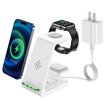 3 in 1 Wireless Charging Station for iPhone Apple Watch AirPods