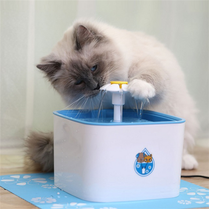 Electric Pet Water Dispenser Dog Fountain Bowl 2.5L Auto Flow