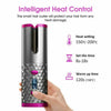 Cordless Auto Hair Curler with LCD & Ceramic Barrel