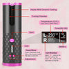 Cordless Auto Hair Curler with LCD & Ceramic Barrel